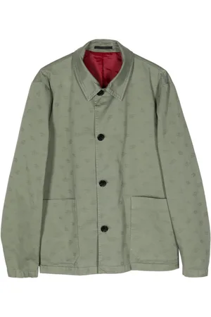 Paul Smith Giacca-camicia con effetto jacquard