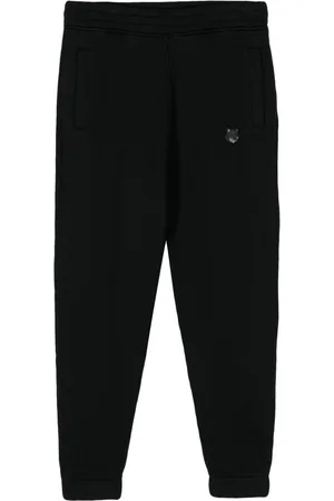 Maison Kitsuné Pantaloni sportivi con ricamo
