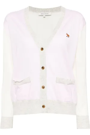 Maison Kitsuné Cardigan con applicazione
