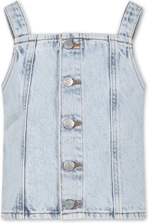 Calvin Klein Top denim smanicato