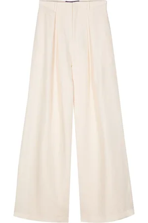Ralph Lauren Pantaloni a palazzo con pieghe Greer