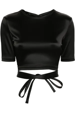 Patou T-shirt con scollatura posteriore