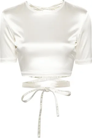 Patou T-shirt con scollatura posteriore
