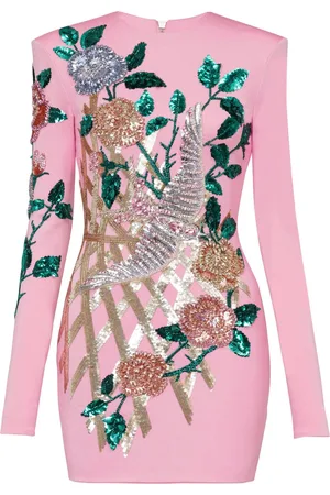 Balmain Abito corto con paillettes