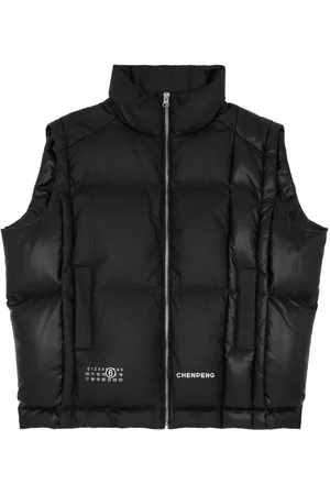 Maison Margiela Gilet imbottito con stampa X Chen Peng