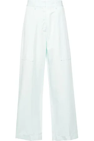 FORTE FORTE Pantaloni dritti a vita alta