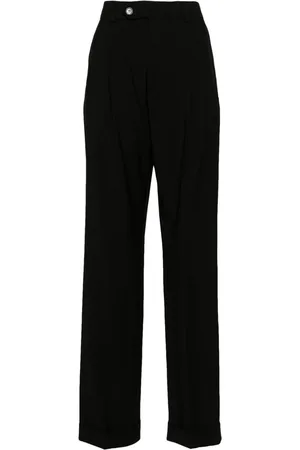 Sportmax Pantaloni sartoriali con vita media