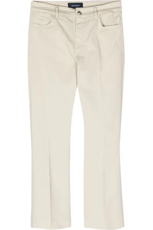 Sportmax Jeans crop a vita media Nilly