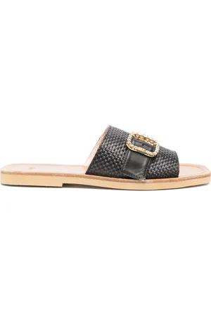 Nº21 Sandali slides con strass