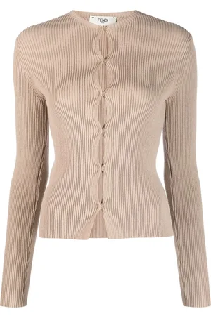Fendi Cardigan con dettaglio a coste