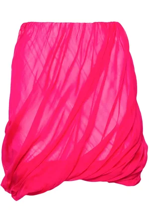 Helmut Lang Minigonna Bubble con arricciatura