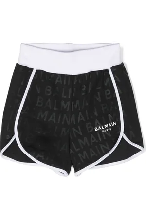 Balmain Shorts sportivi con logo jacquard