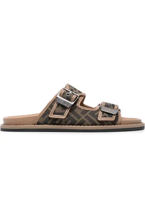 Fendi Sandali Feel FF jacquard