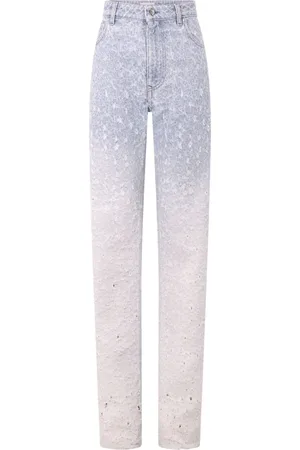 Paco rabanne Jeans dritti con effetto vissuto