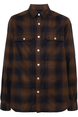 Rick Owens Giacca-camicia a quadri