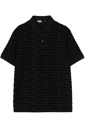 Karl Lagerfeld Polo con monogramma