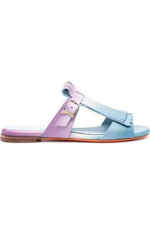 santoni Sandali Dua con frange