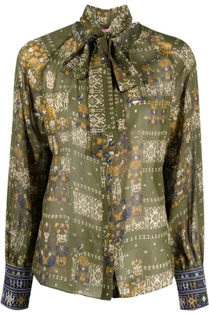 Max Mara Camicia con stampa astratta