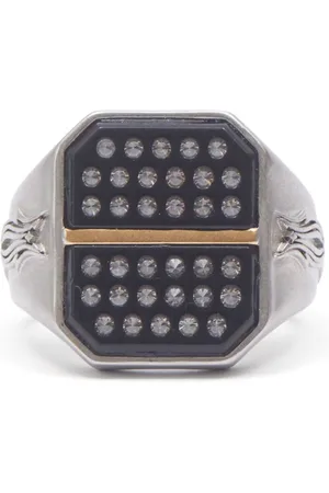 Maison Margiela Anello con strass