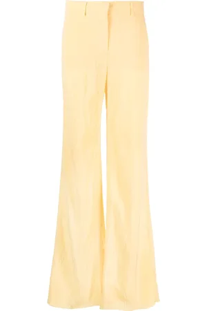 Sportmax Pantaloni svasati a vita alta