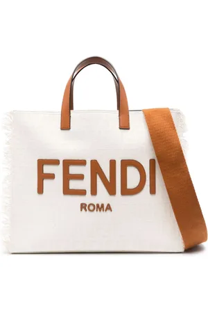 Fendi Borsa tote con logo jacquard