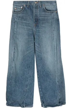 DOUBLET Jeans Robot a gamba ampia