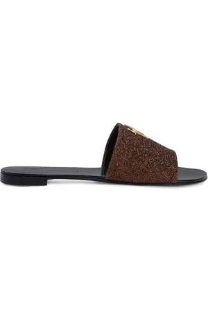 Giuseppe Zanotti Sandali slides Shirley con glitter
