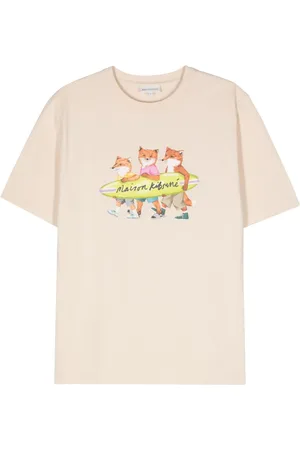 Maison Kitsuné T-shirt con stampa Fox