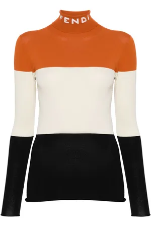 Fendi Maglione con design color-block
