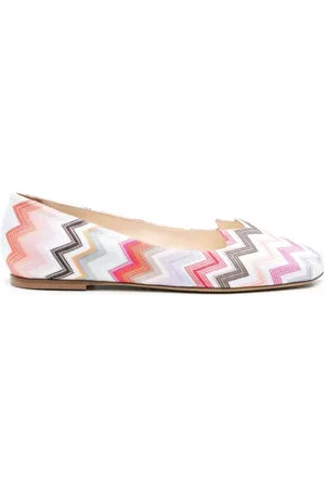 Missoni Ballerine con motivo a zigzag