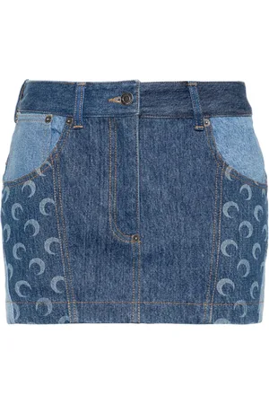 Marine Serre Minigonna denim