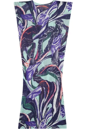 PLEATS PLEASE ISSEY MIYAKE Abito Tardivo plissé midi