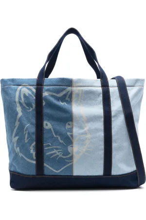 Maison Kitsuné Borsa tote con stampa Fox Head