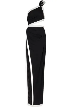 Balmain Abito da sera asimmetrico con cut-out