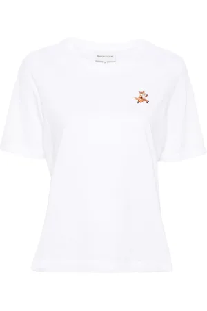 Maison Kitsuné T-shirt con applicazione Speedy Fox