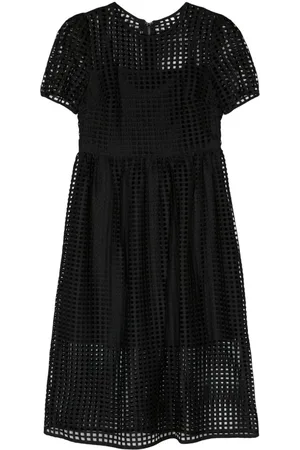 DKNY Abito svasato in rete