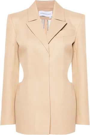 ALEKSANDRE AKHALKATSISHVILI Blazer monopetto con dettaglio cut-out