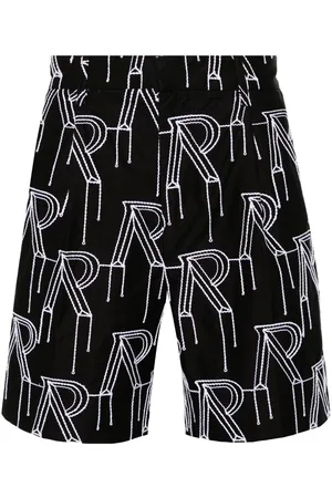 Represent Shorts sartoriali con ricamo