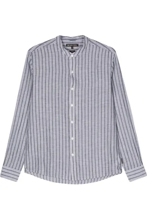 Michael Kors Camicia a righe con colletto a cinturino