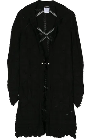 CHANEL Cardigan con bottoni di perle 2004