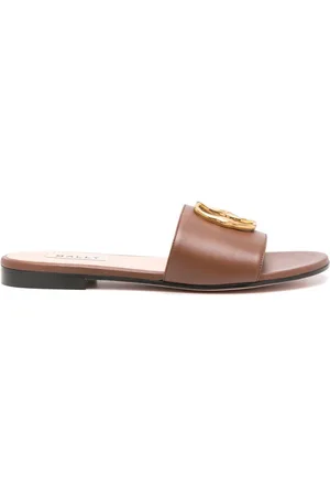 Bally Sandali slides con placca Emblem