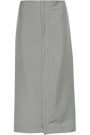 Fendi Gonna midi con ricamo