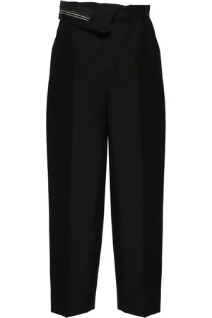 Fendi Pantaloni affusolati con pieghe