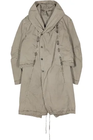 MASNADA Parka a strati con cappuccio