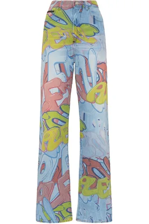 Philipp Plein Jeans Palace Fit Bombing a gamba ampia