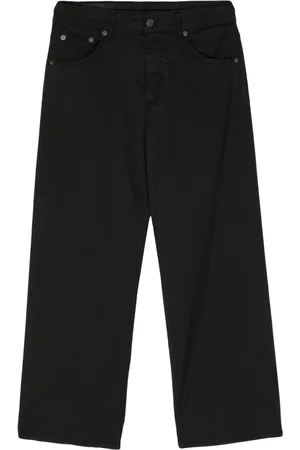 Dondup Pantaloni dritti a vita media