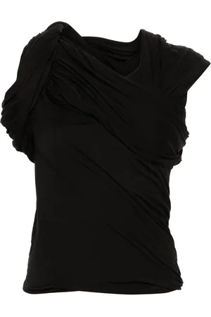 Rick Owens Top Harness T drappeggiato