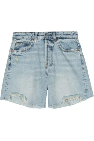 Reformation Shorts denim Raye a vita media