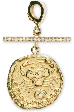 Azlee Ciondolo Karkinos piccolo in giallo 18kt