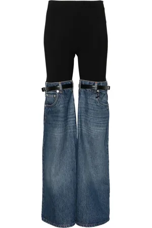 COPERNI Jeans Hybrid con inserti denim